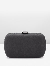 Lino Perros Women Embellished Box Clutch with Glittery Effect