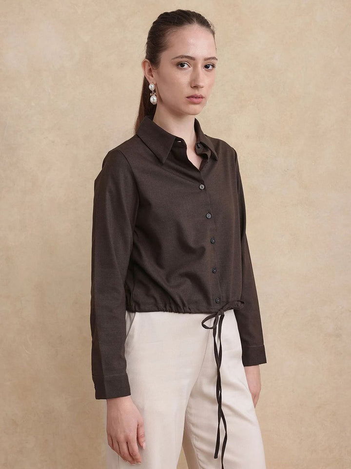 Rareism Women Shirt Shirt Shirt Style Tops