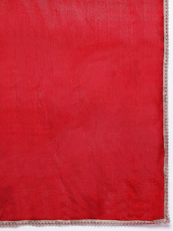 Indo Era Ethnic Motifs Embroidered Kurta with Trousers & With Dupatta