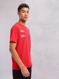 HRX by Hrithik Roshan Geometric Printed Casual T-shirt