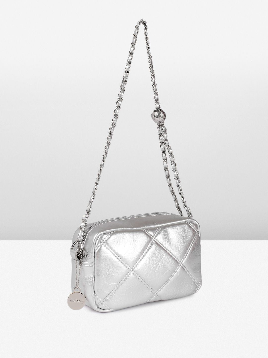DressBerry Quilted Shoulder Bag with Adjustable Strap