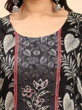 Mamicha Women Floral Printed Regular Pure Cotton Kurta with Palazzos & With Dupatta