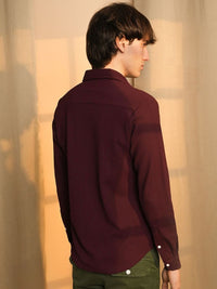 Campus Sutra Men Spread Collar Comfort Casual Shirt