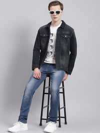 Monte Carlo Spread Collar Lightweight Denim Jacket