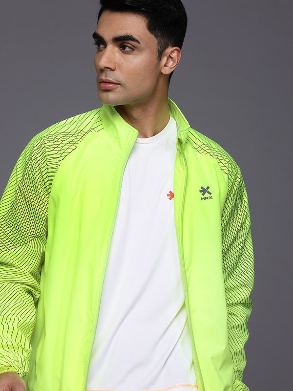 HRX by Hrithik Roshan Rapid-Dry Running Tailored Jacket With Reflective Detail