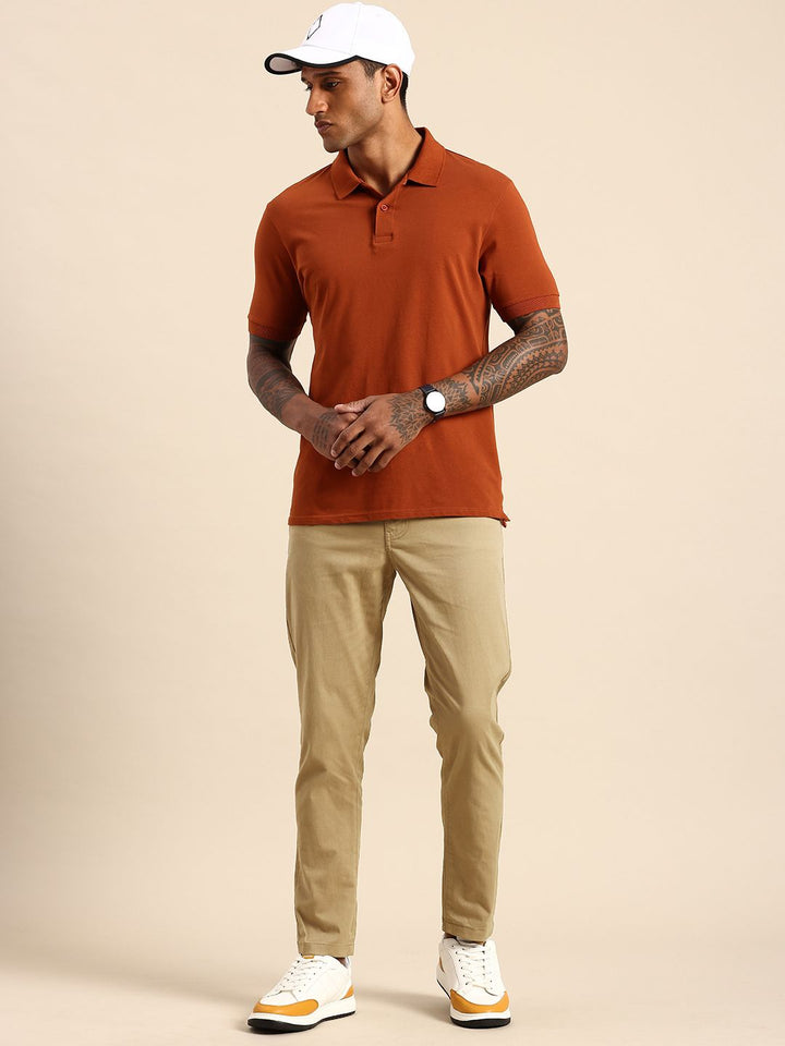 Being Human Men Classic Chinos Trousers