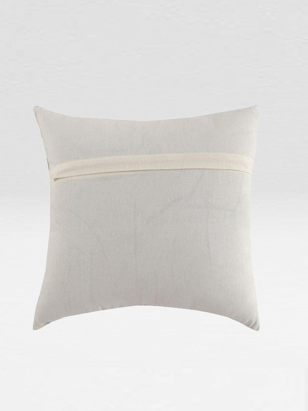 STITCHNEST Blue & Pink Set of 5 Geometric Square Cushion Covers