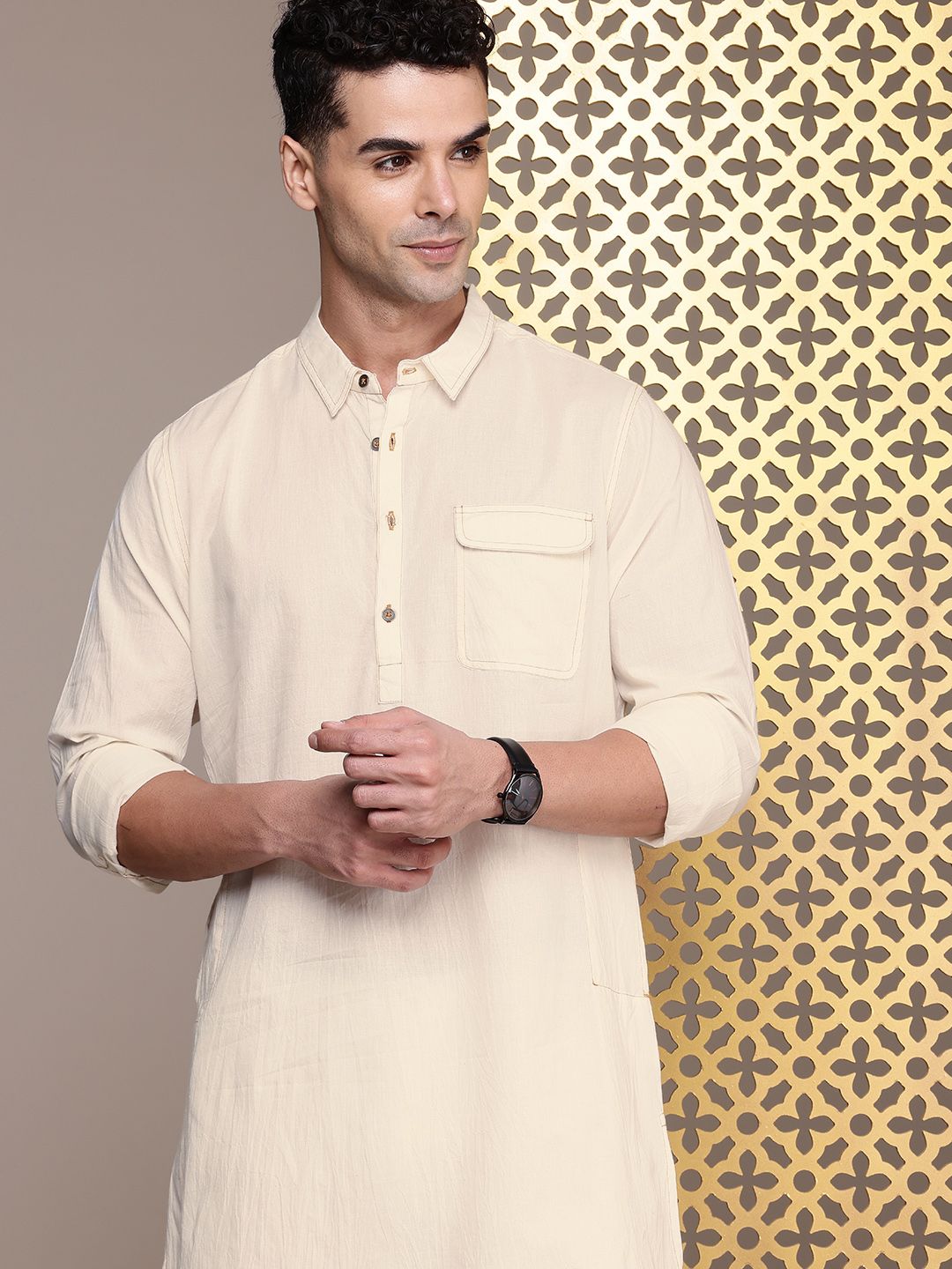 House of Pataudi  Jashn Pure Cotton Kurta