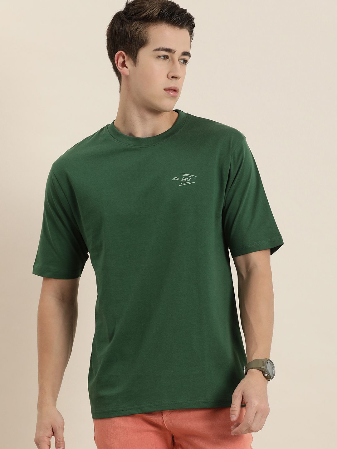 Difference of Opinion Printed Cotton Oversized T-shirt
