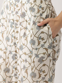 Libas Floral Vine Pure Cotton Kurta Set