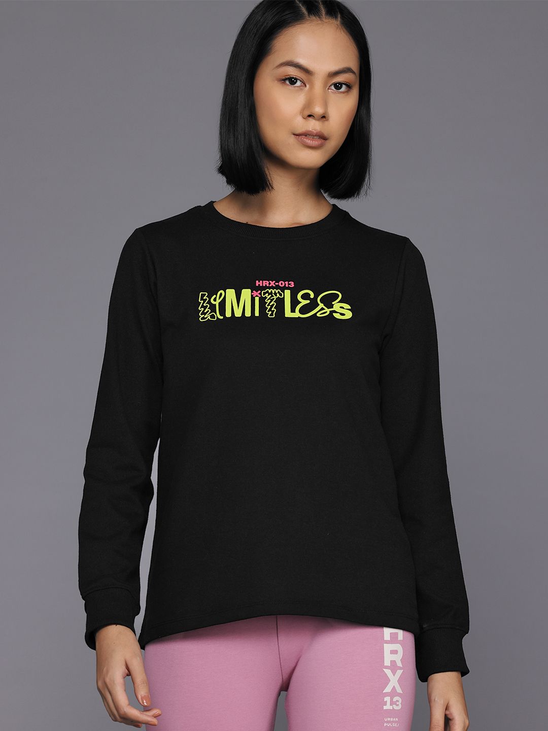 HRX by Hrithik Roshan Printed Lifestyle Sweatshirt