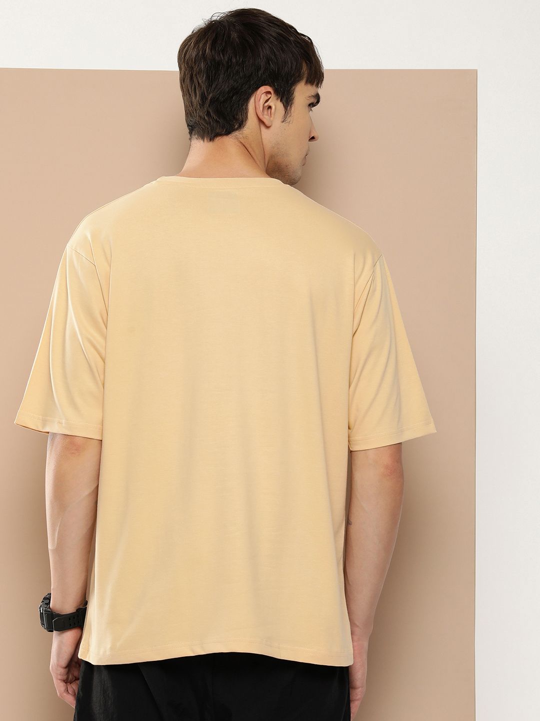 Difference of Opinion Men Graphic Printed Oversized T-shirt