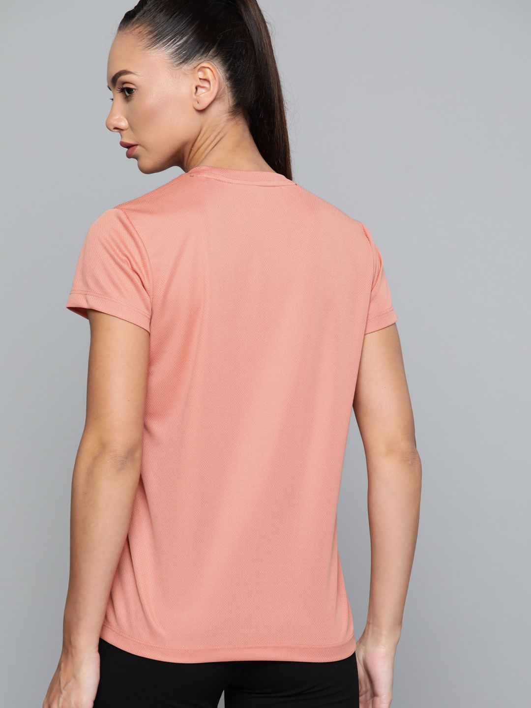 HRX By Hrithik Roshan Running Women Design To Comment Rapid-Dry Brand Carrier Tshirts