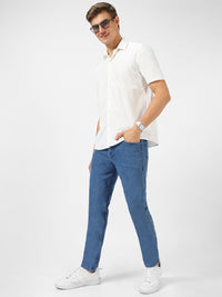 Urbano Fashion Men Blue Slim Fit Mid-Rise Clean Look Stretchable Jeans