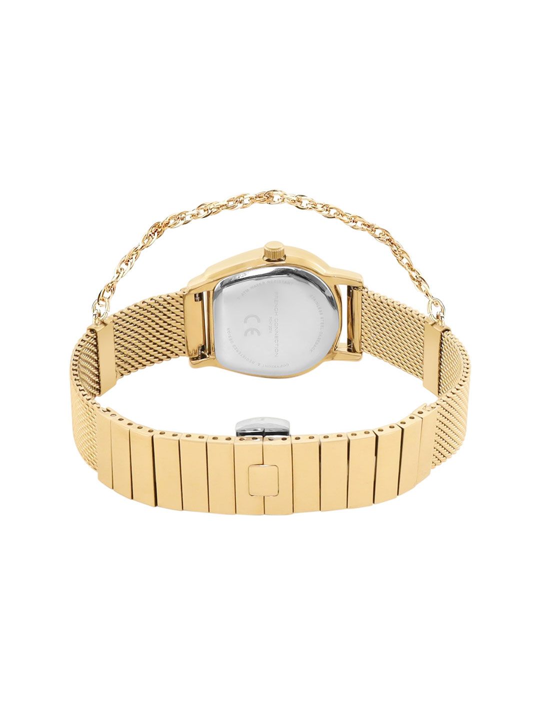 French Connection Women Dial & Stainless Steel Straps Analogue Watch FCH12GM