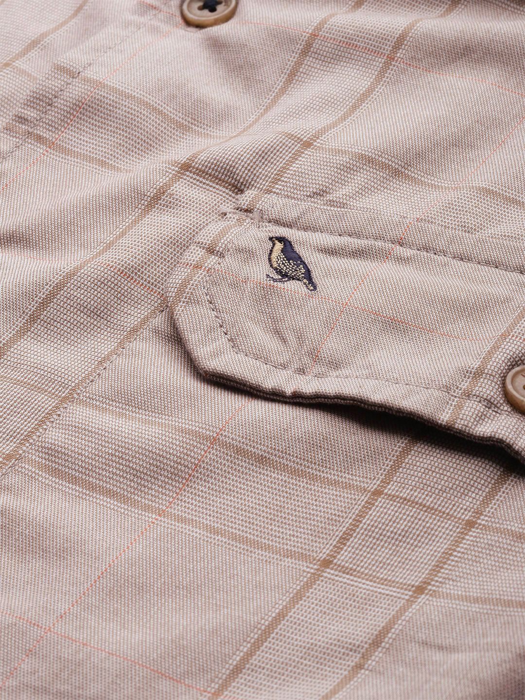 Mr Bowerbird Pure Cotton Liberal Fit Checked Casual Shirt
