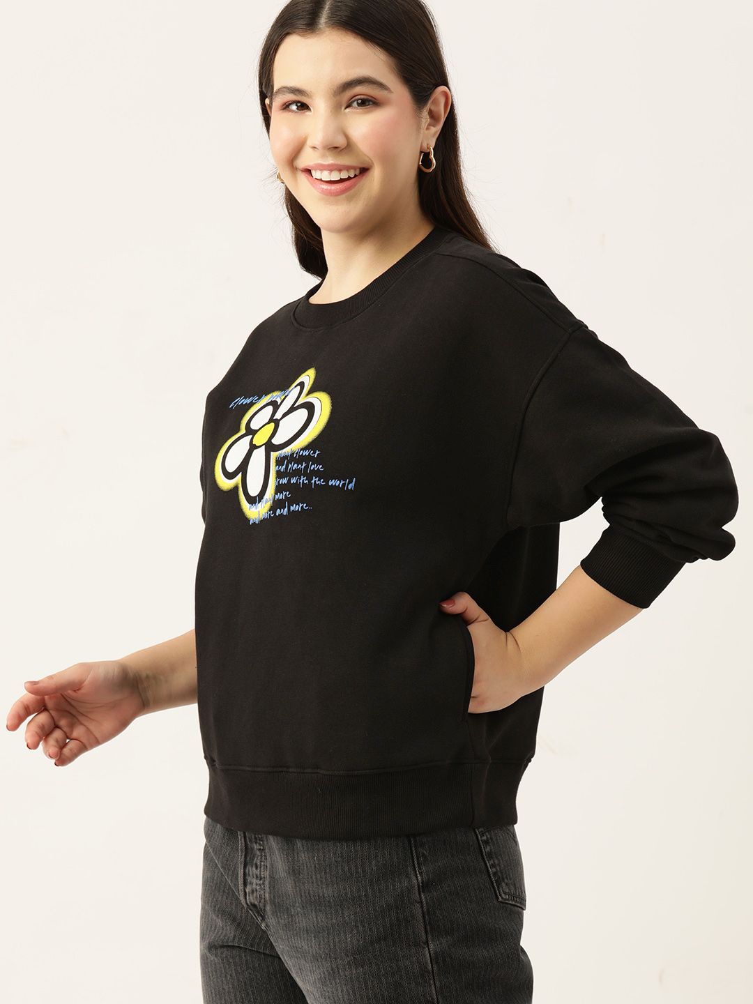 DressBerry Printed Sweatshirt