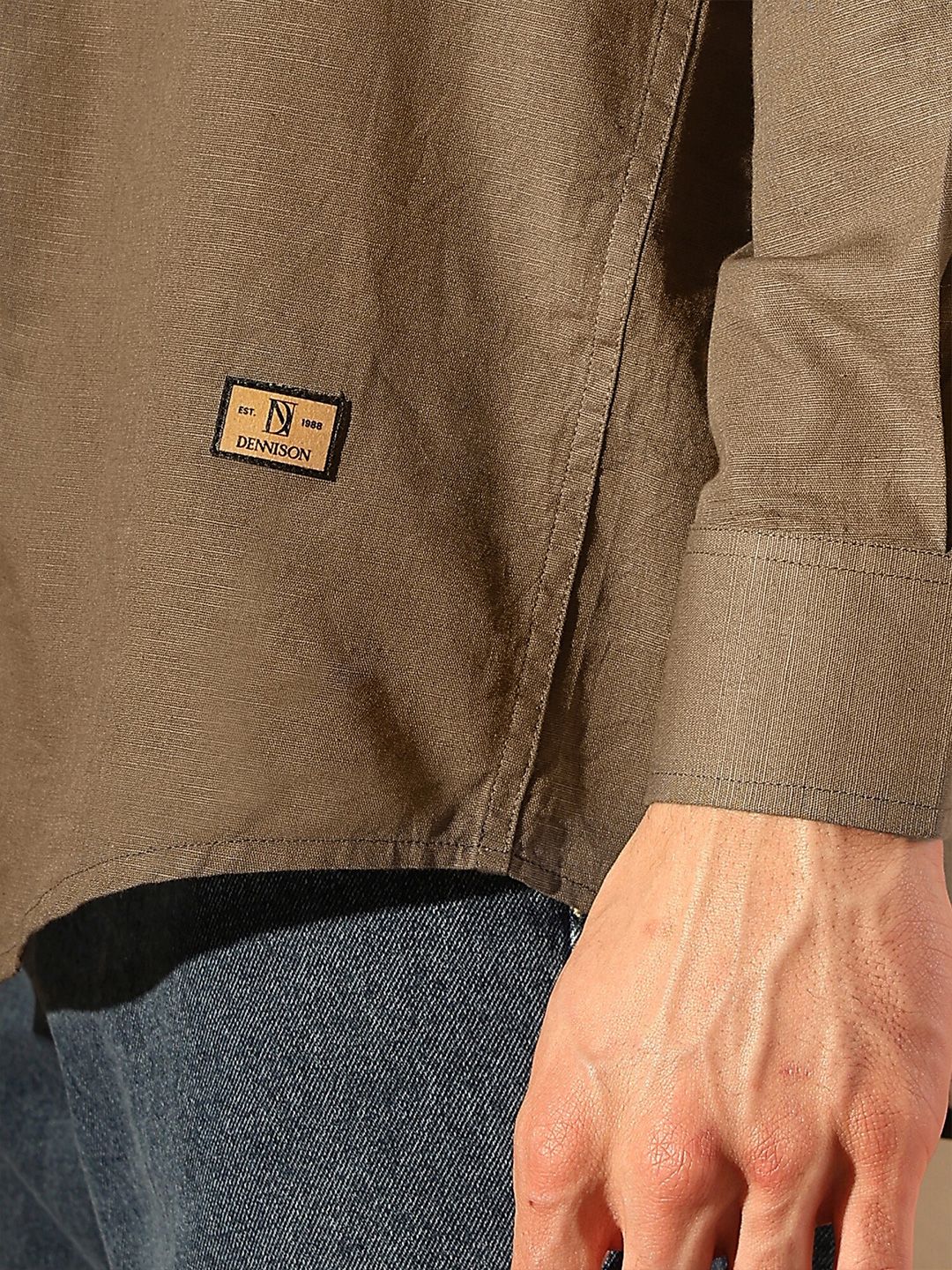 DENNISON Smart Solid Double Pocket Shirt