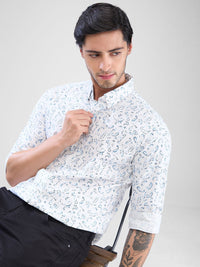 SPYKAR Men Slim Fit Conversational Printed Casual Shirt