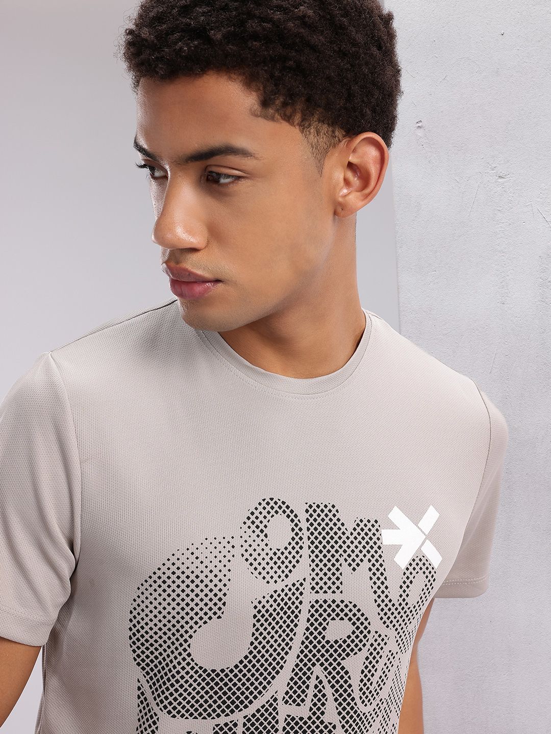 HRX by Hrithik Roshan Typography Print Rapid-Dry Running T-shirt