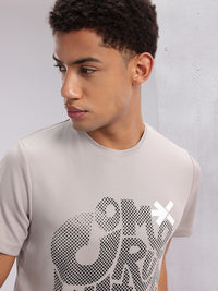 HRX by Hrithik Roshan Typography Print Rapid-Dry Running T-shirt