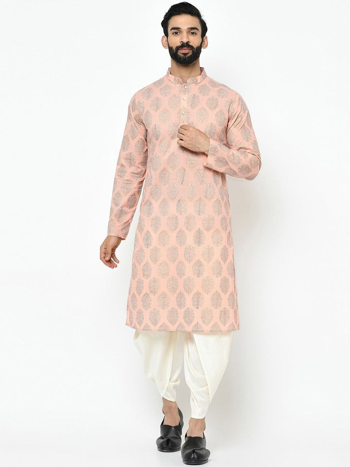 KISAH Men Printed Regular Fit Ethnic Motifs Kurta