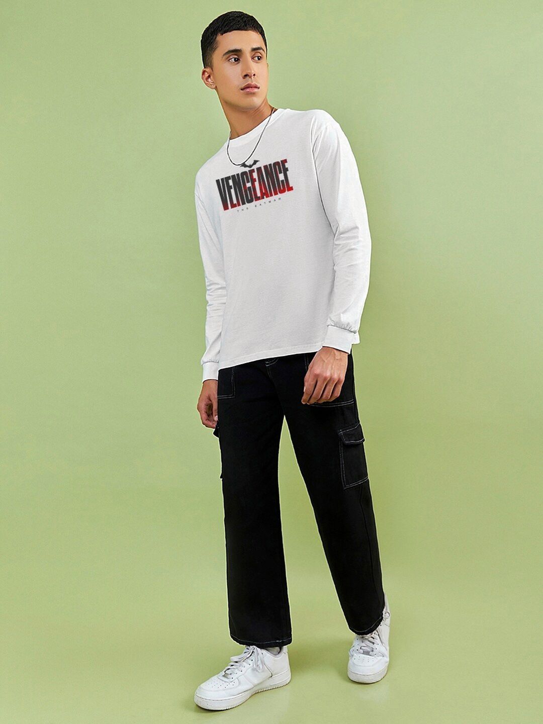 Bewakoof Typography Printed Pure Cotton Oversized T-shirt
