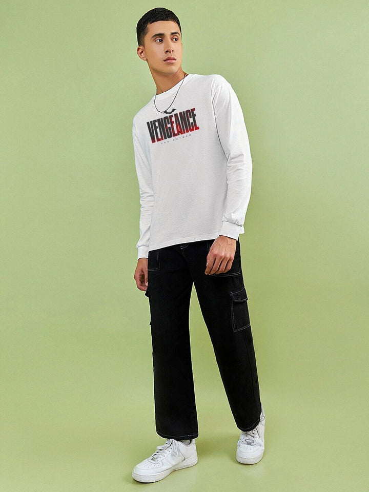 Bewakoof Typography Printed Pure Cotton Oversized T-shirt