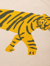 Mr Bowerbird Men Pure Cotton Liberal Fit Tiger Print T-shirt