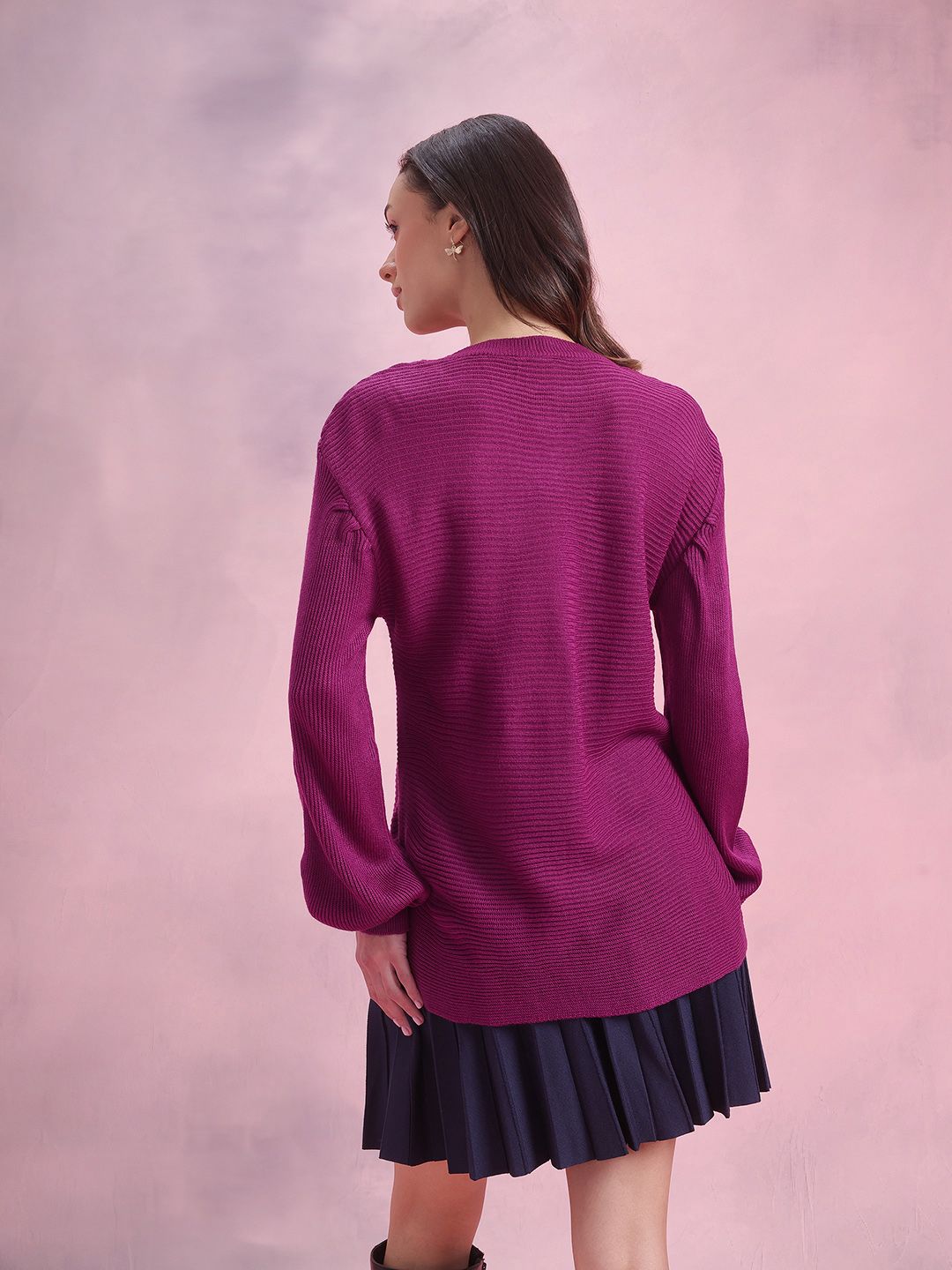 DressBerry Drop-Shoulder Sleeves Pullover