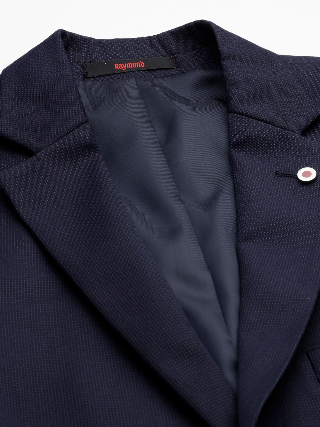 Raymond Men Self Design Single Breasted 2-Piece Formal Suit