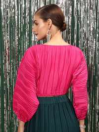 STREET 9 Fuchsia Striped Top