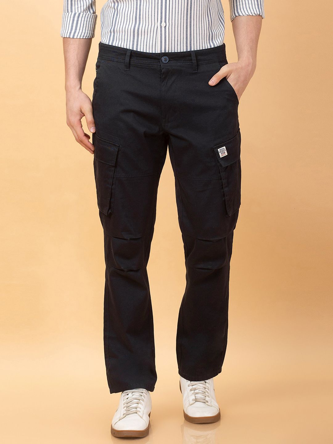 Being Human Men Easy Fit Cargos Trousers