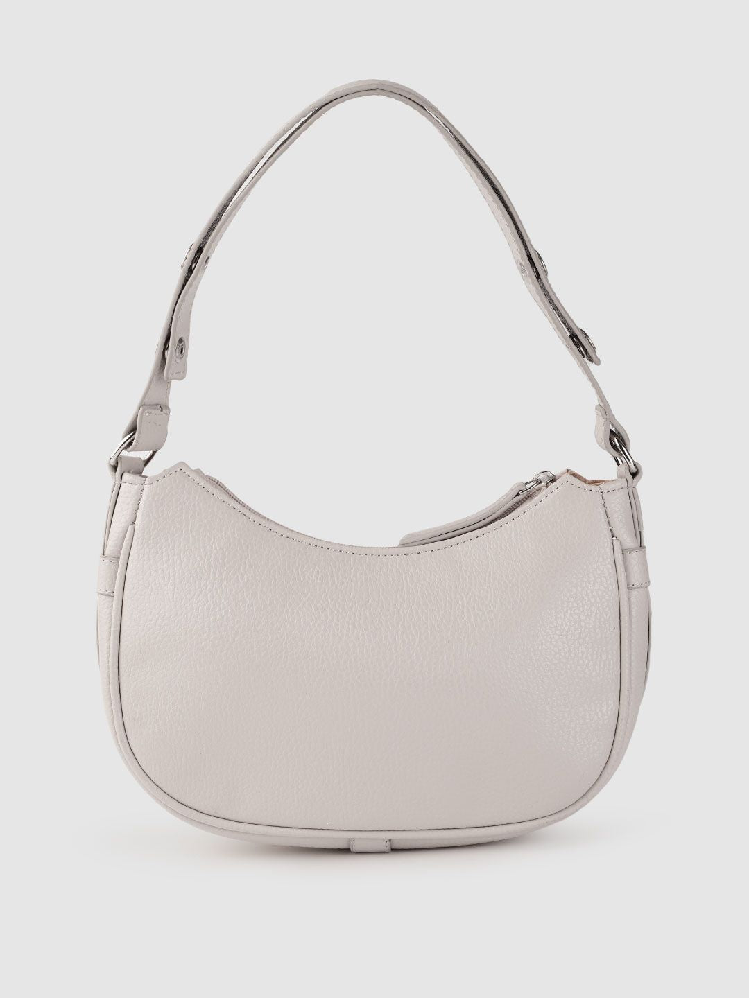Lino Perros Women Beige Solid Structured Shoulder Bag