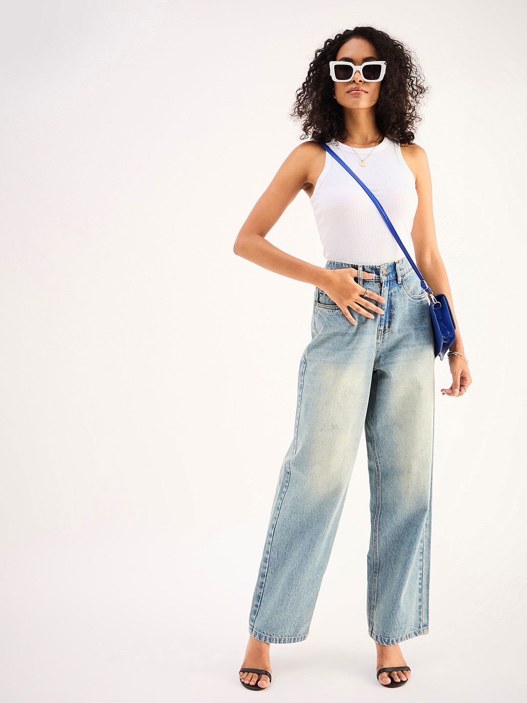SASSAFRAS BASICS Ribbed Cotton Fitted Top