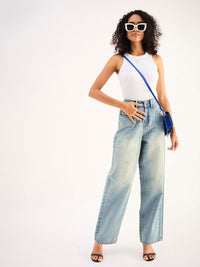 SASSAFRAS BASICS Ribbed Cotton Fitted Top