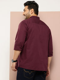 Thomas Scott Plus Size Regular Fit Button Down Collar Shirt