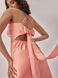The Label Life Sleeveless Satin Maxi Dress
