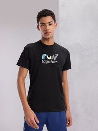 HRX by Hrithik Roshan Couple Collection Printed Rapid-Dry Running T-shirt