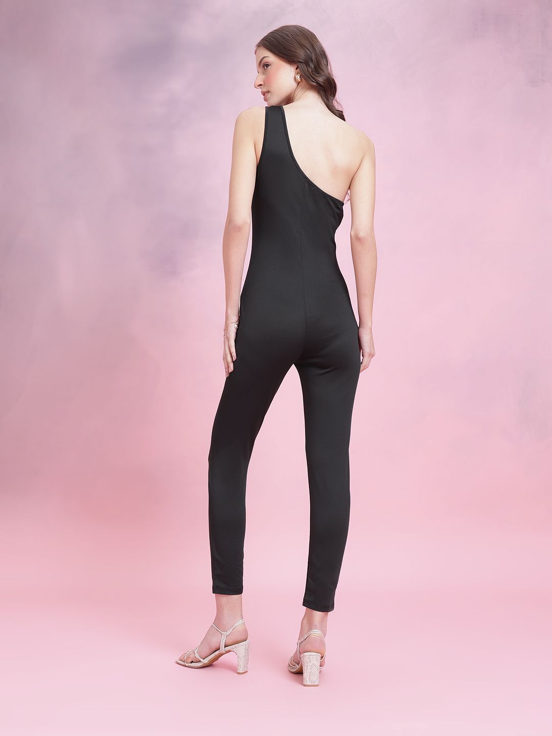 DressBerry One Shoulder Slim Fit Jumpsuit
