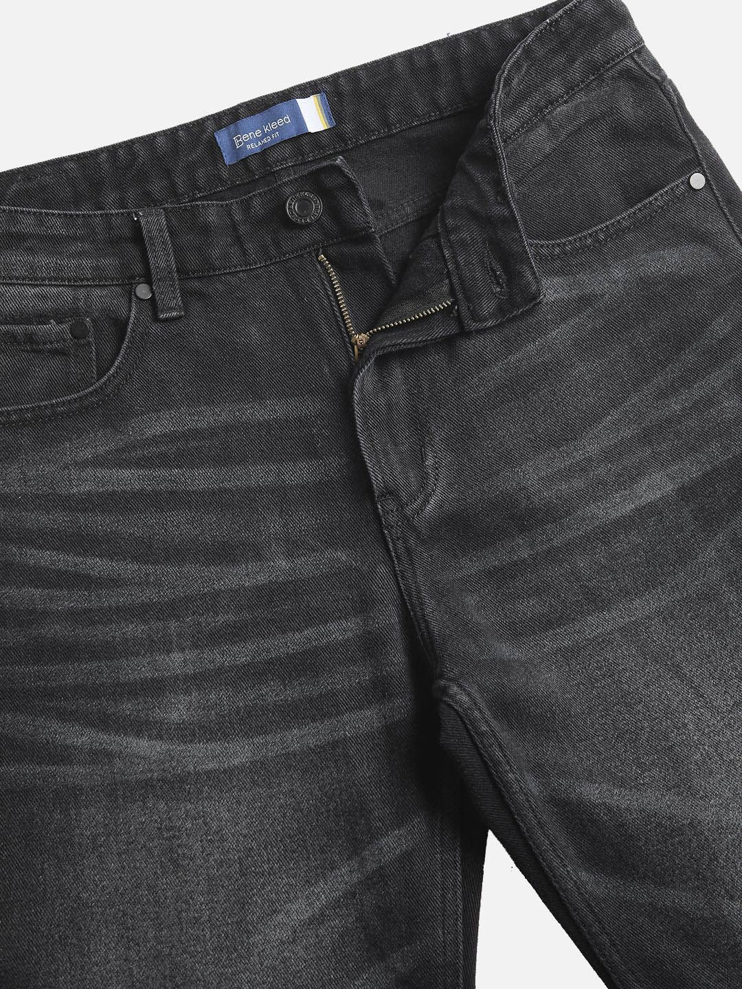 Bene Kleed Men Relaxed Fit Heavy Fade Jeans