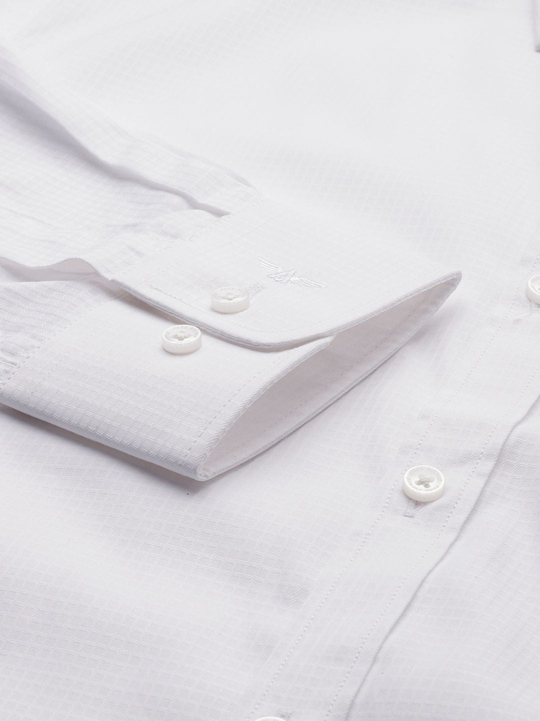 Park Avenue Self Design Micro Ditsy Slim Fit Formal Shirt