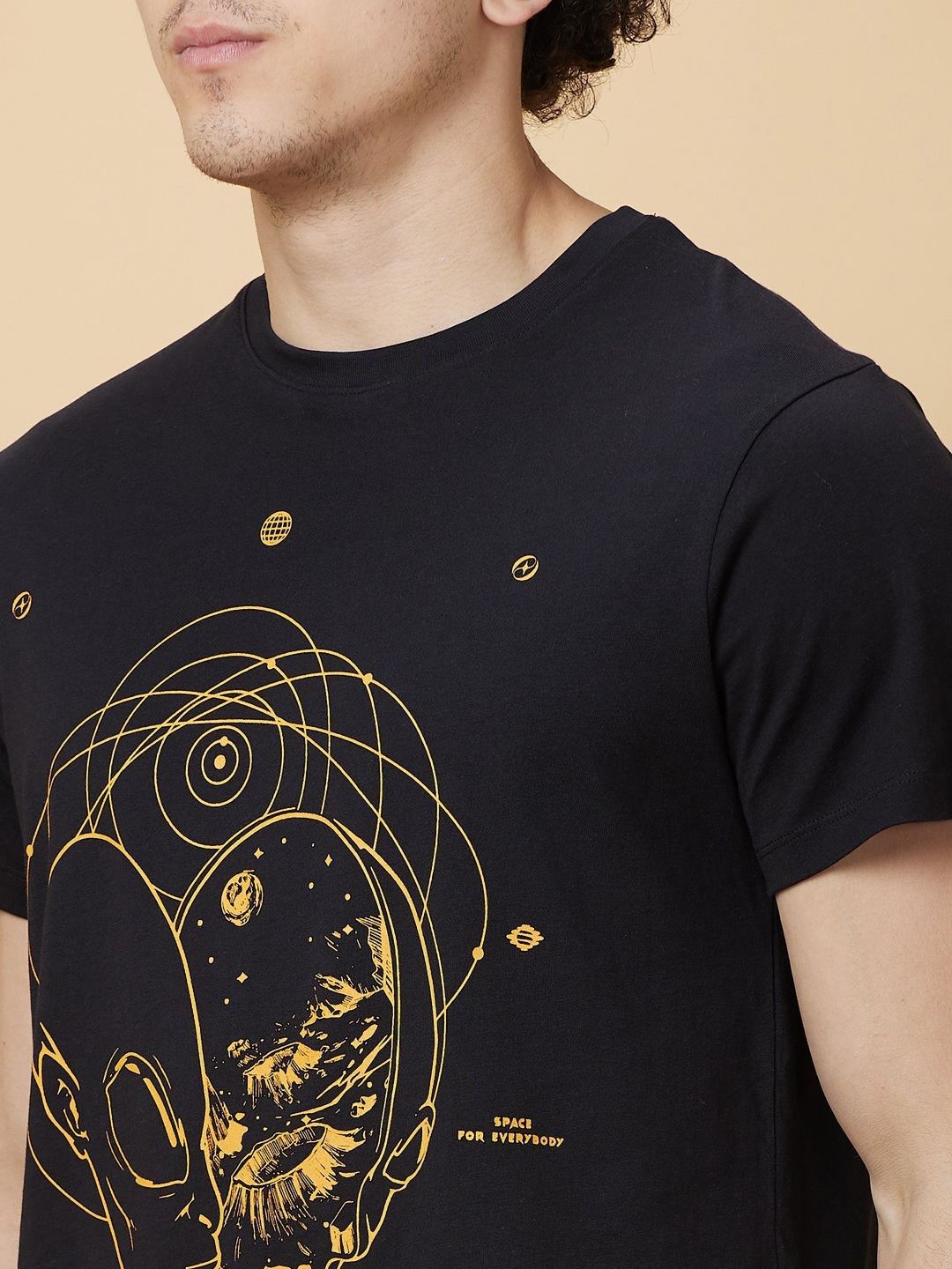 Being Human Men Printed Extended Sleeves T-shirt