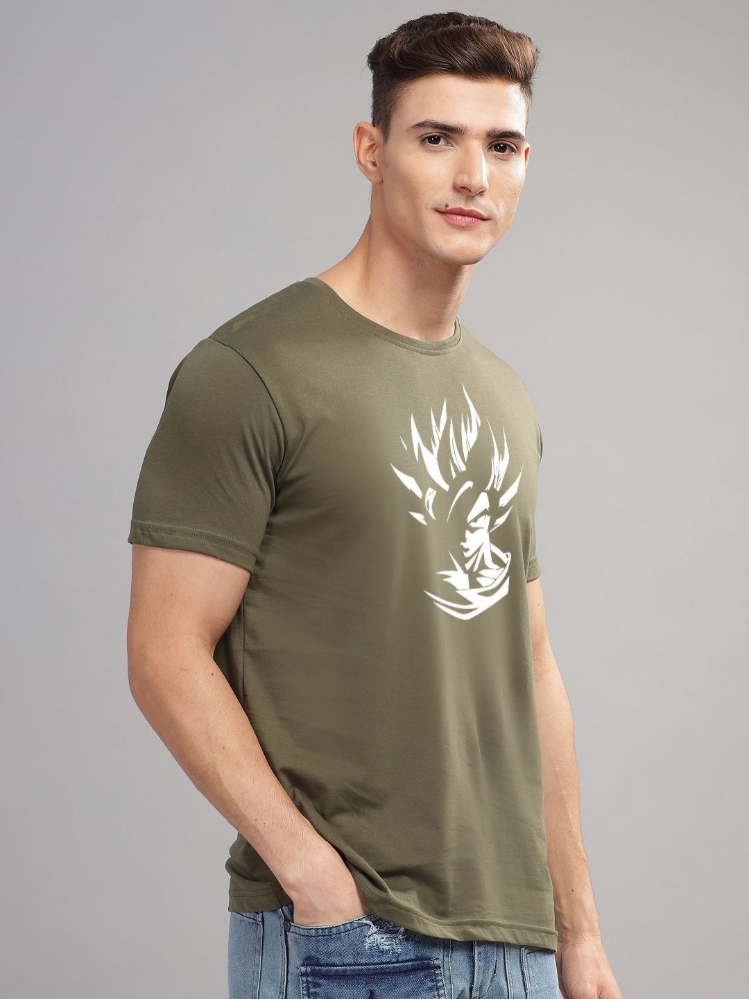 ADRO Men Typography Printed Raw Edge T-shirt