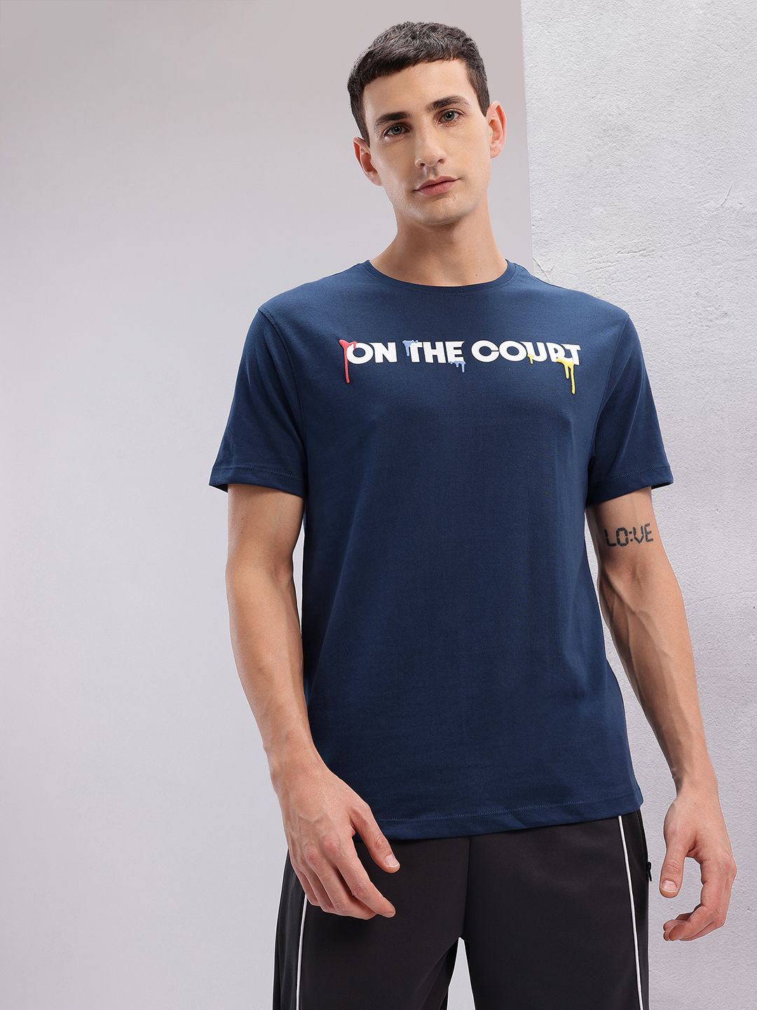 HRX by Hrithik Roshan Typography Printed T-shirt