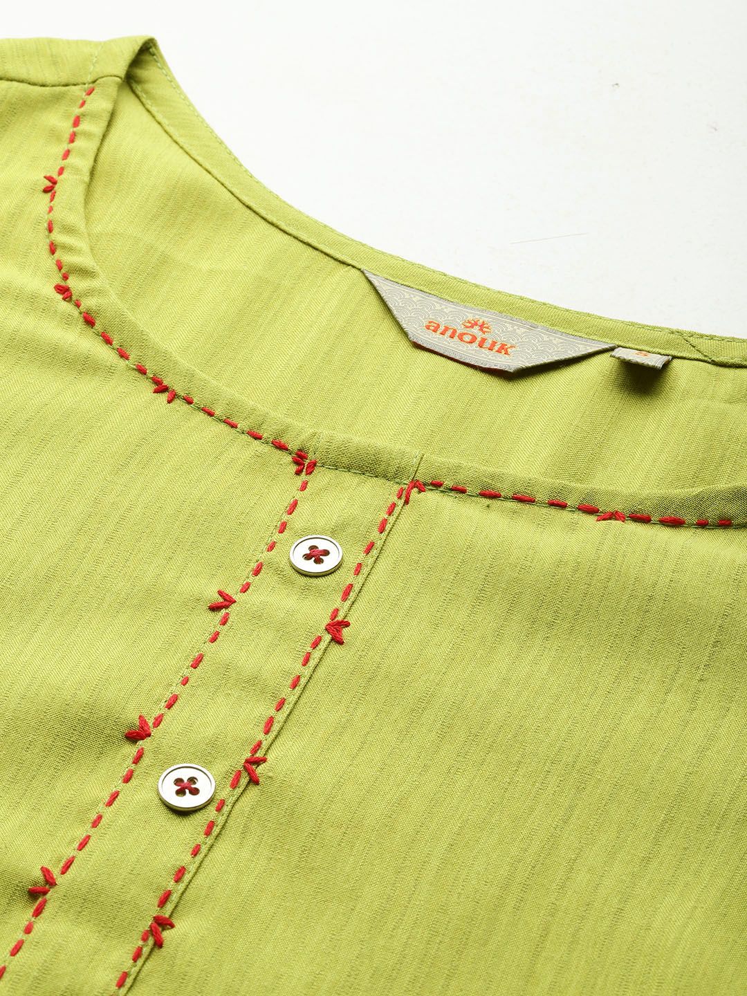 Anouk Solid A-Line Kurta