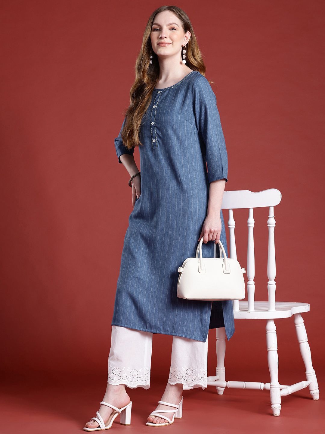 Anouk Thread Work Kurta