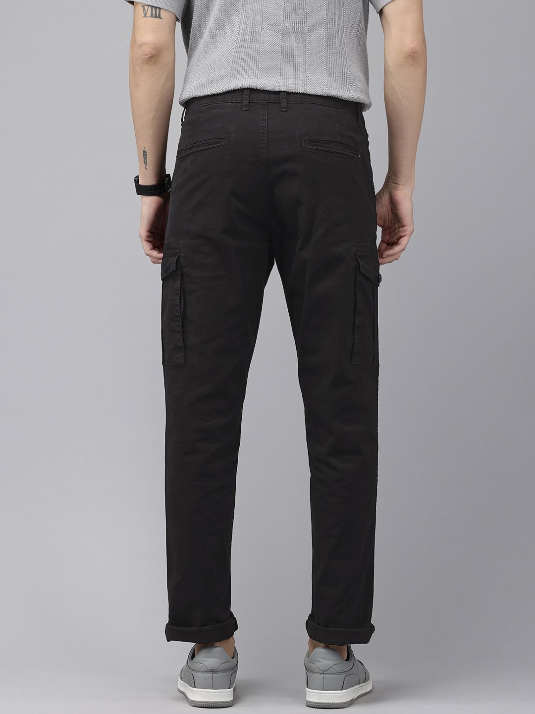 SPYKAR Men Slim Fit Cargos Trousers