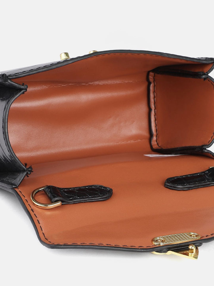DressBerry Animal Textured Miniature Sling Bag