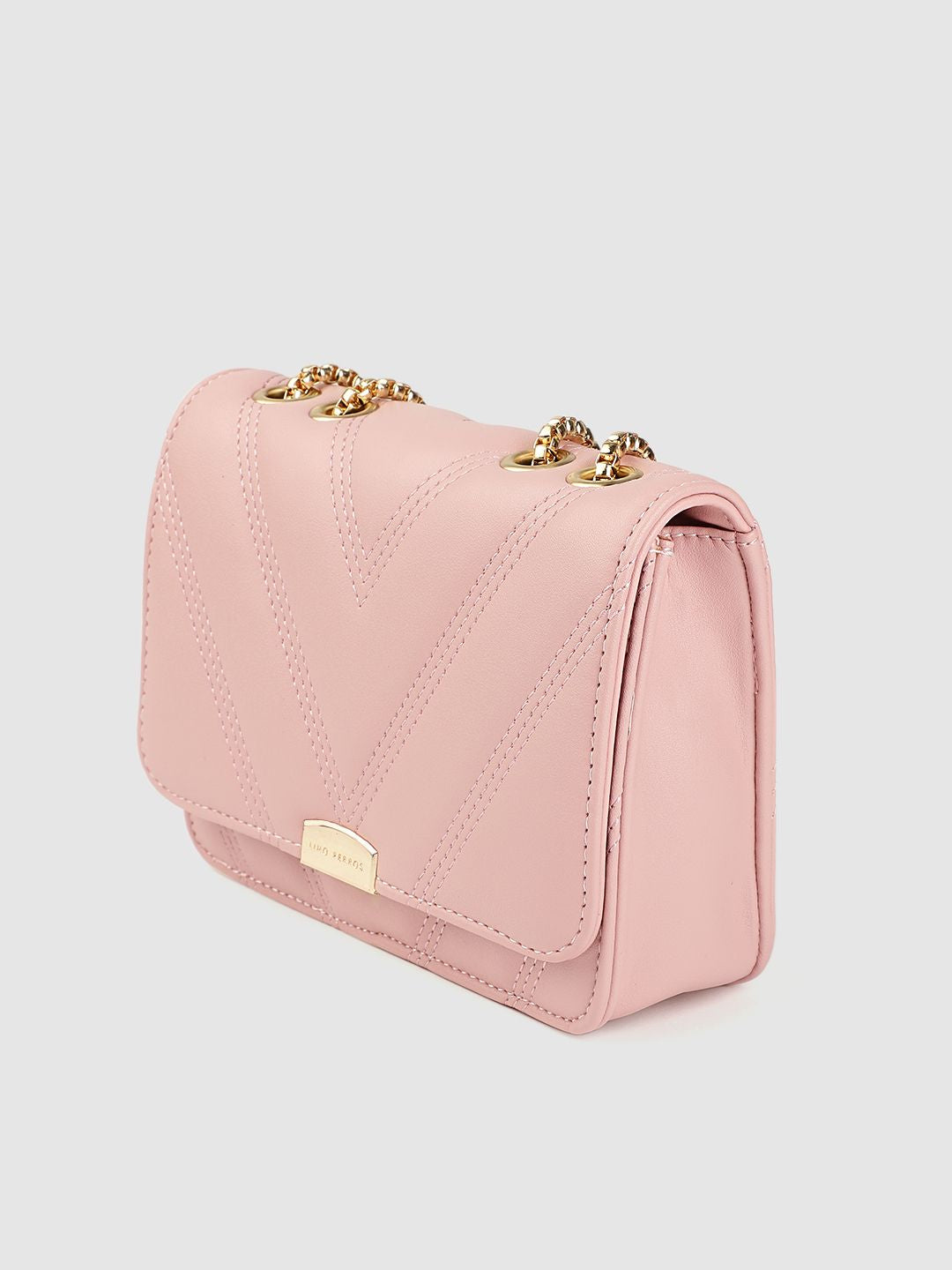 Lino Perros Pink Quilted Shoulder Bag